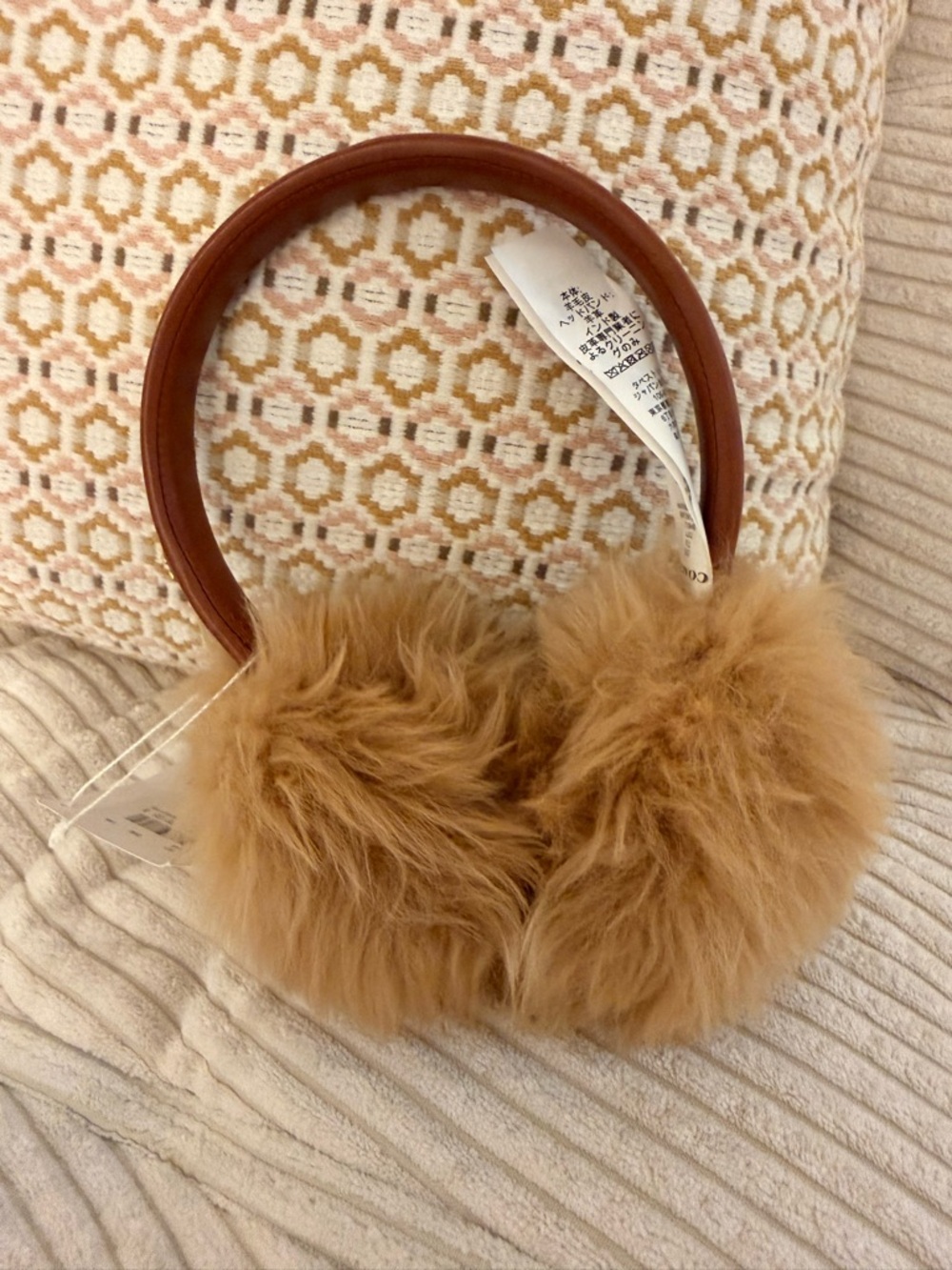 Coach Shearling Lamp Earmuffs